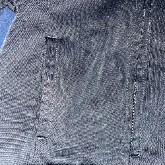 Adidas kids Black Tracksuit with Pink Stripes - Picture 8 of 10